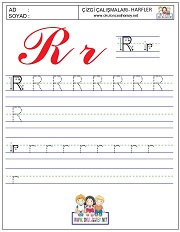 s harfi çizgi çalışması